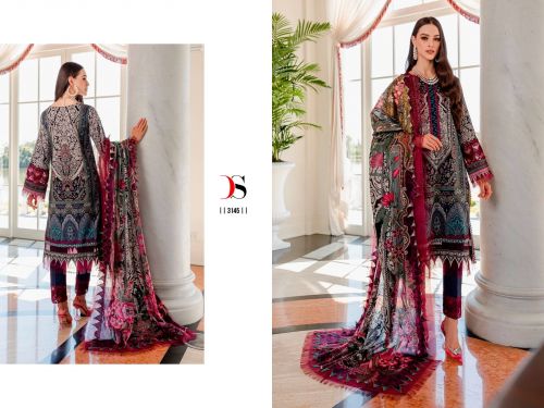 Firdous Queens Court 4 Pakistani Dress Material Catalog